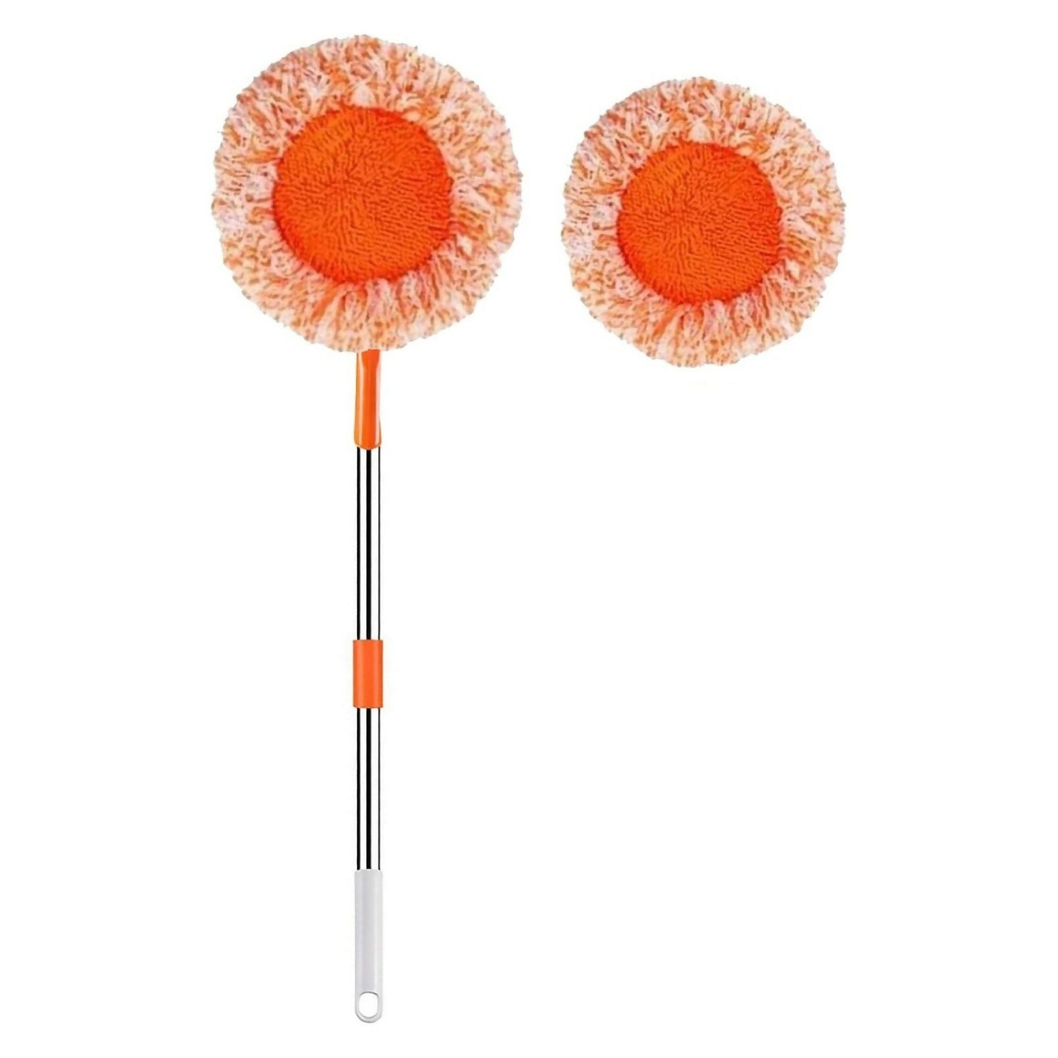 360° Rotating Multi-Functional Spin Mop with Extendable Stainless Steel Handle | All-in-One Microfiber Cleaning Tool for Floors, Windows, Toilets, and Car Washing