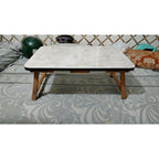 Multi-Purpose Wooden Folding Table – Portable Lap Desk for Study, Reading, and Laptop Use