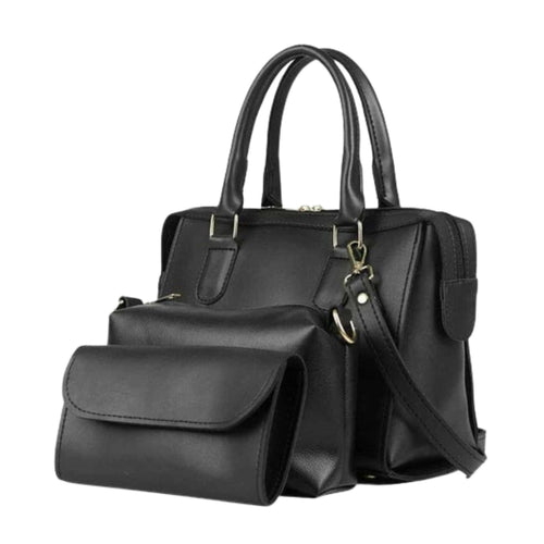Doli 3pcs Handbag Set in Black