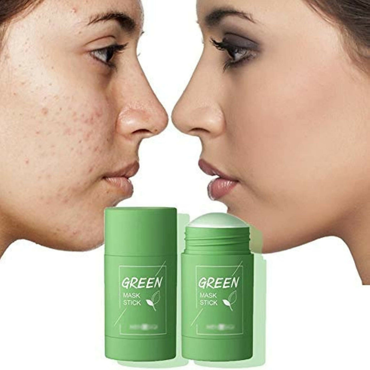 Magic Green Tea Stick Mask – Oil Control & Deep Cleansing Clay Mask for Blackheads and Pores
