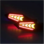 Universal 12V LED DRL Flowing Turn Signal Indicators – 2 Pcs Sequential Arrow Bike Indicators