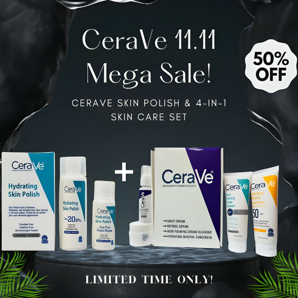 CeraVe Deal - 11.11 Mega Sale – Glow More, Spend Less!