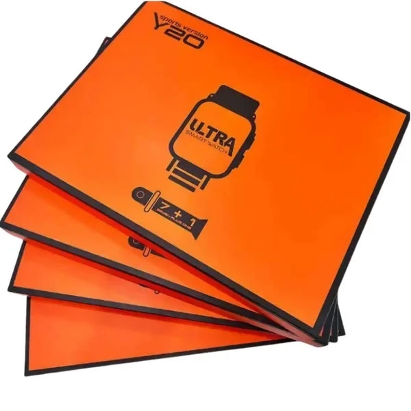 yu1750/34The Y20 Ultra Smart Watch is designed for active lifestyles, combining powerful fitness tracking with modern connectivity. Its 2.2-inch HD display delivers crystal-clear visuals for calls, messages, and health monitoring. With heart rate, blood p