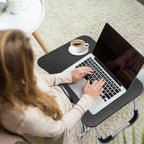 Black Laptop Table for Home Office Use