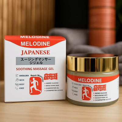 Melodine Japanese Style Soothing Massage Gel For Muscle And Joint Comfort