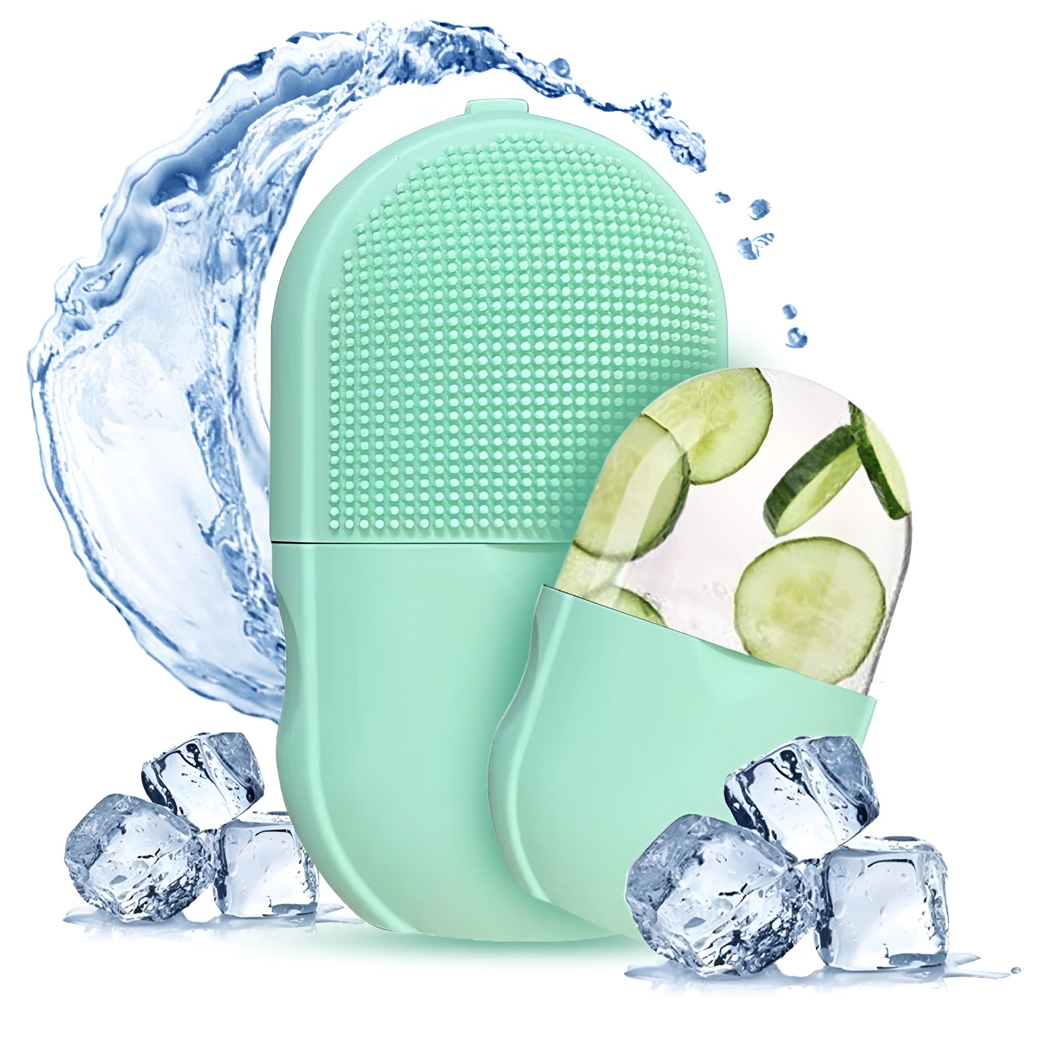 Silicone Cleansing Ice Lattice, Reusable Facial Cooling Massage Tool