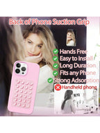 Universal Suction Phone Holder Silicone Grip Pad Mobile Mount Fixture