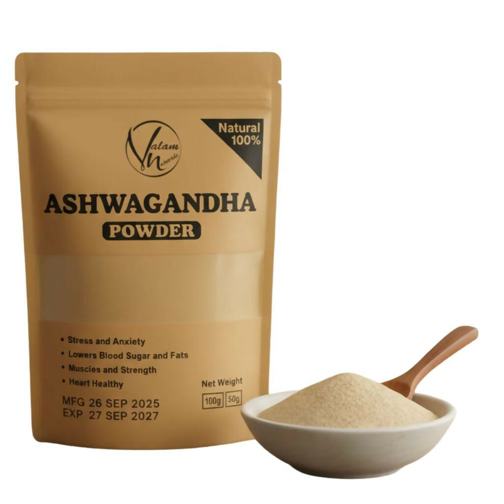 Ashwagandha Powder, Pure Herbal Formula, Daily Wellness Supplement