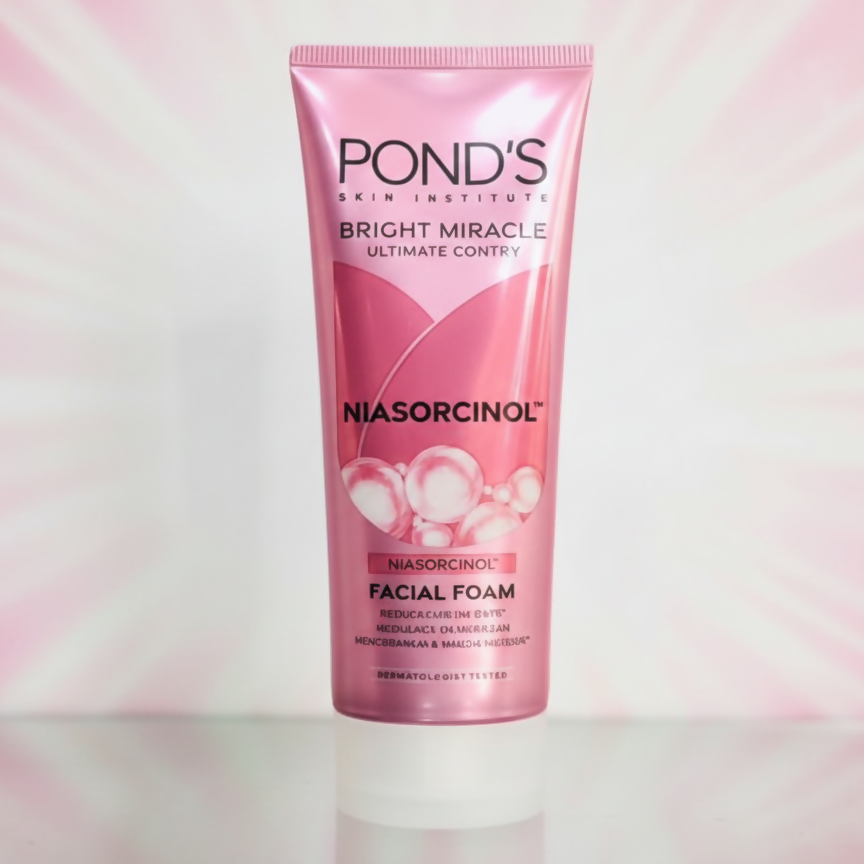 POND’S Bright Miracle Whip Collagen Whip Foam – Gentle Oil Control Face Wash