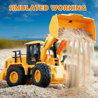 Remote Control Bulldozer, 1/16 Scale, for Kids & Hobby Use