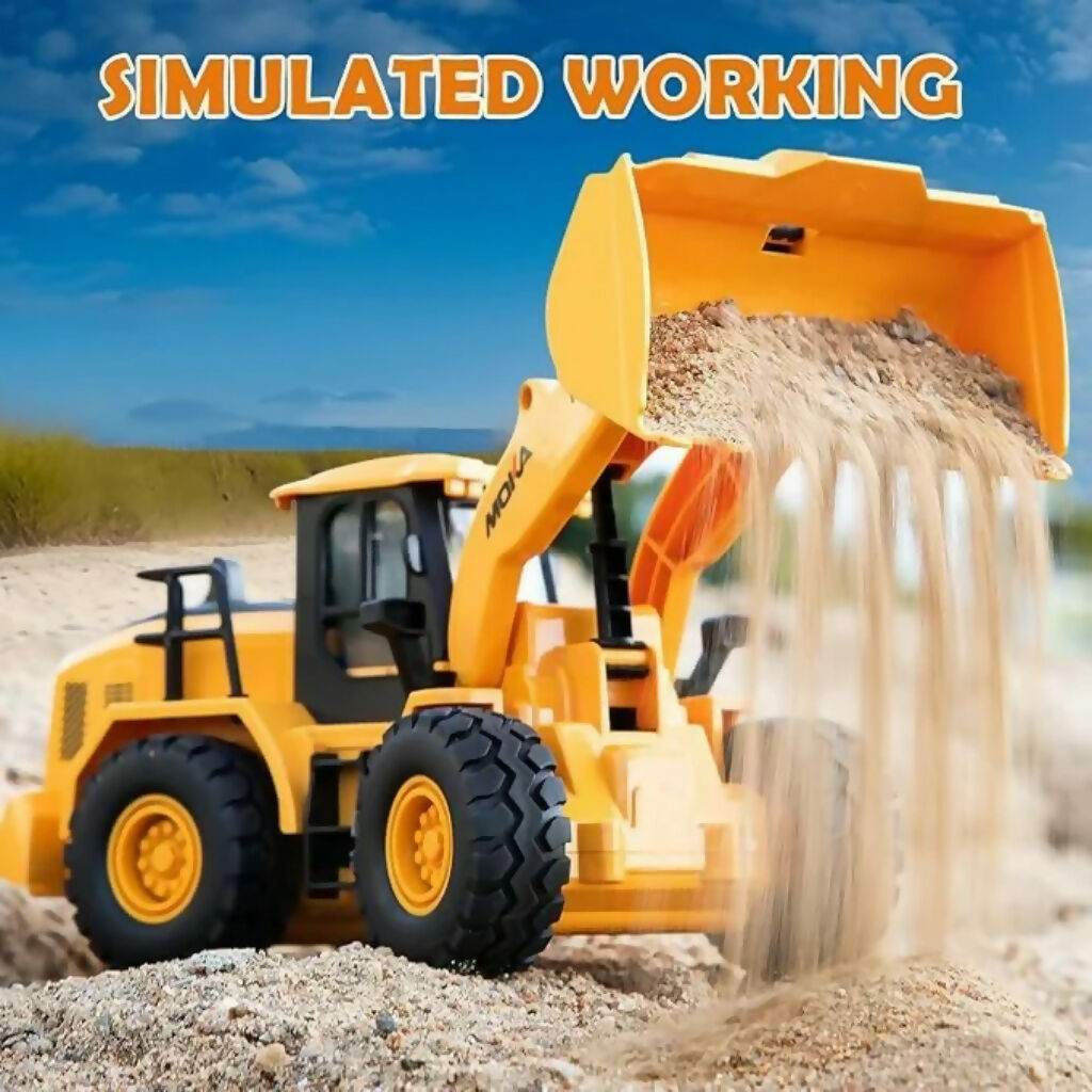 Remote Control Bulldozer, 1/16 Scale, for Kids & Hobby Use