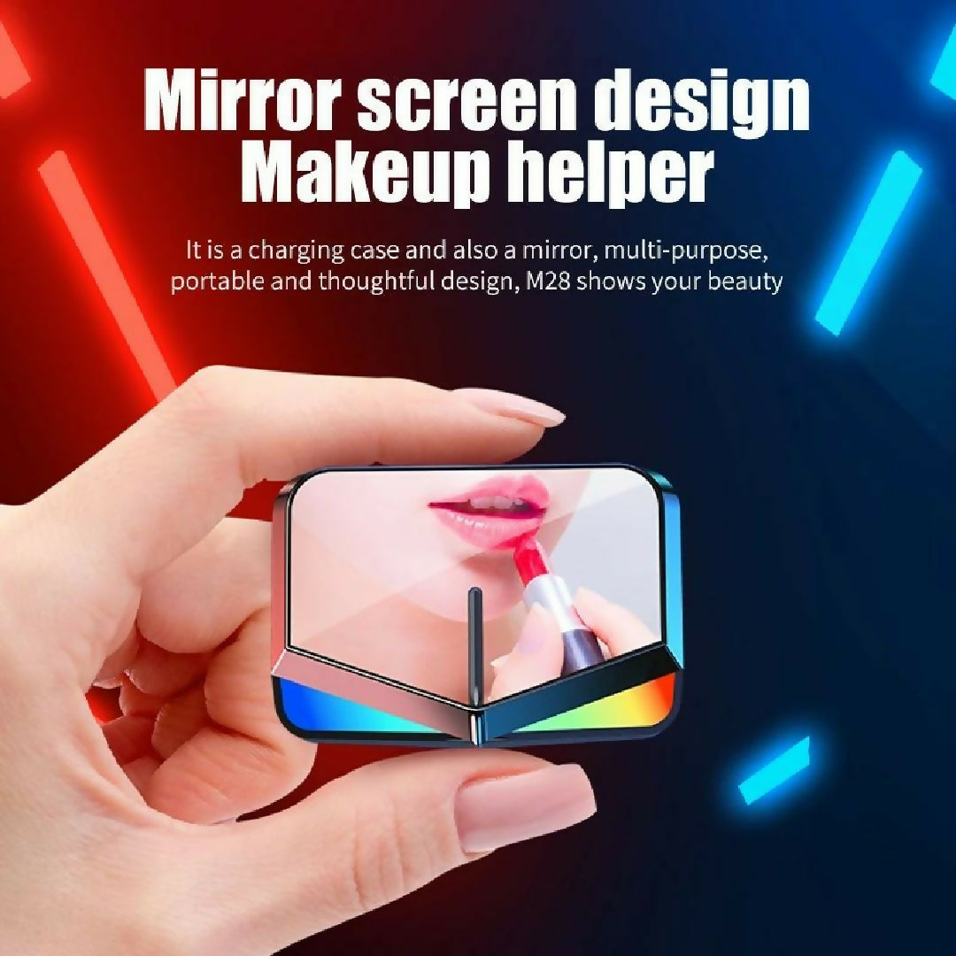 M28 TWS Bluetooth Earphone Wireless Headphones Earbuds Blutooth Handfree Headsets With Charging Box M28 Bluetooth Earbuds 53 Gaming Earbuds