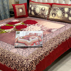 3 D PANAL BEDSHEET CRYSTAL COTTON