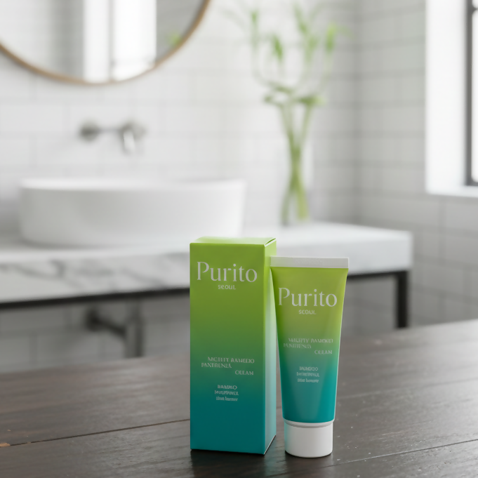 Purito GreenShield Bamboo Infused Skin Defense And Deep Barrier Recovery Cream For Nourished And Protected Skin - 120g