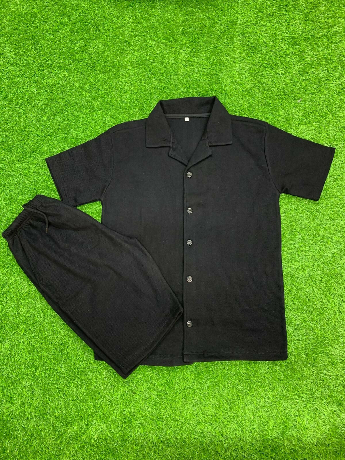 New Trendy Black Tracksuit for Men – Premium Comfortable Sports & Casual Wear Set Large