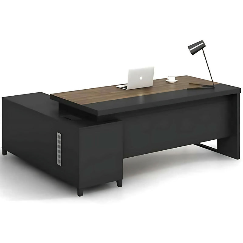 Staff Table, Lockable Drawers & Cable Management, for Organized Workspaces