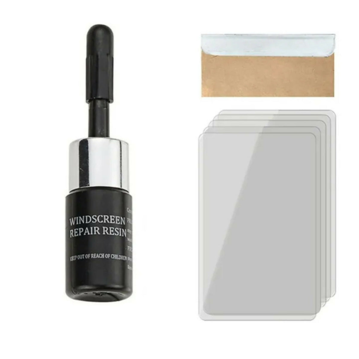 Windshield Crack Repair Kit for Cars | Glass Chip and Small Crack Repair Tool | Random Color