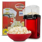 Oil Free Mini Popcorn Maker | Hot Air Popcorn Machine | Electric Popcorn Popper for Home & Kids | 1200W