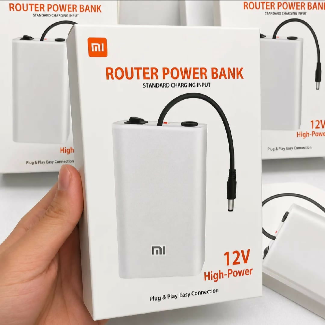 Xiaomi Mi 20000Mah 12V Router Power Bank – Mini UPS Battery Backup for Wi-Fi Routers