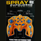 Remote Control Bulldozer, 1/16 Scale, for Kids & Hobby Use