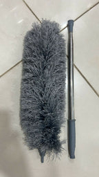 Grey Flexible Microfiber Duster – Bendable Long Reach Cleaning Brush for Home & Office