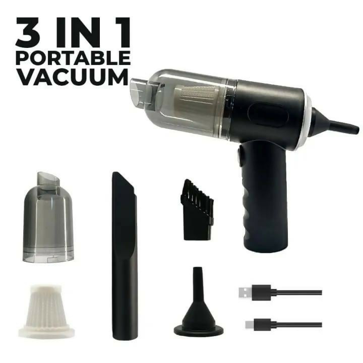 High Power Suction, Air Pump & Duster for Home, Car & Laptop