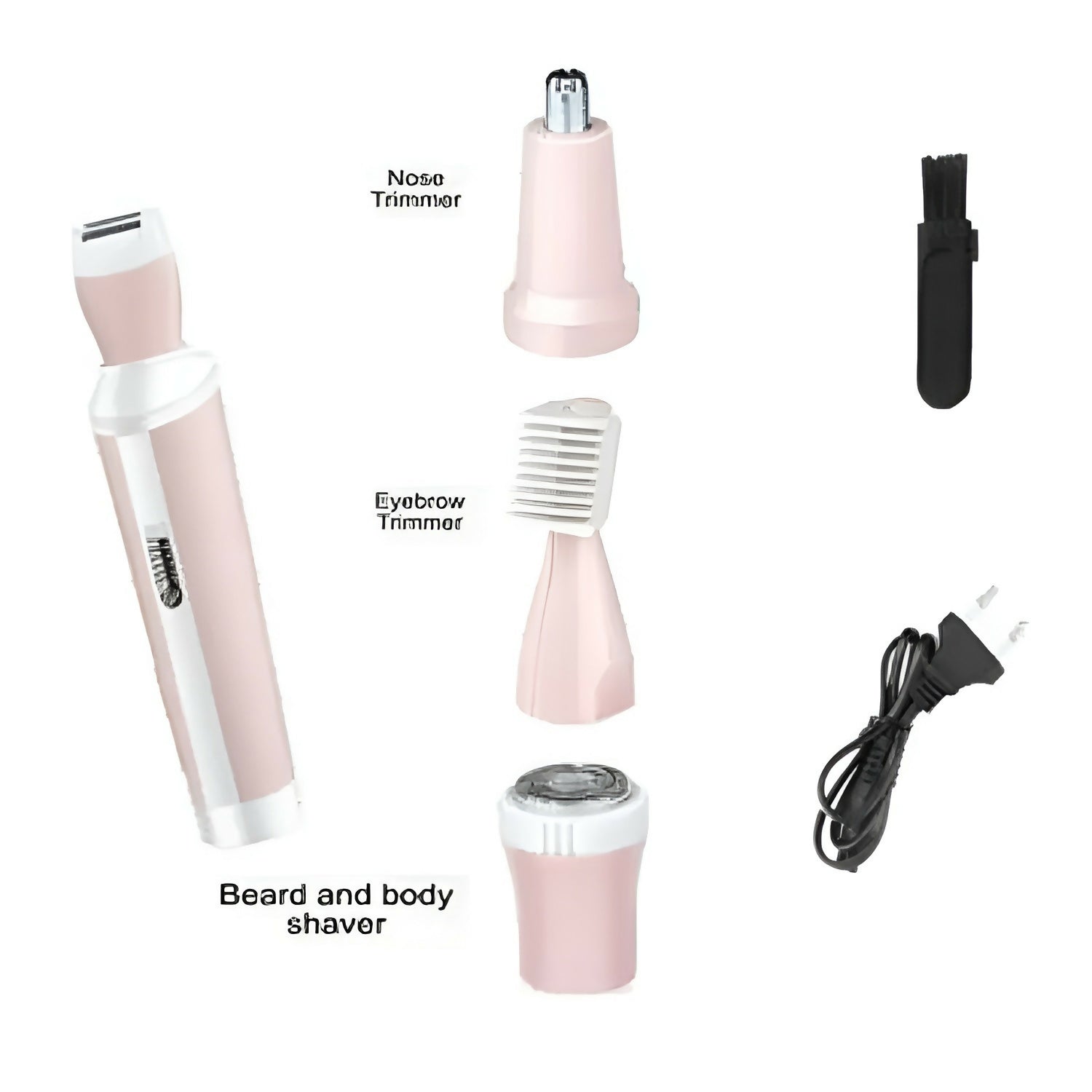 Kemei 4 in 1 Rechargeable Hair Remover Shaver