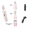 Kemei 4 in 1 Rechargeable Hair Remover Shaver Ladies epilator - KM-3024 (Random color)