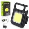 COB Rechargeable Keychain Light – Ultra Bright Metal Body Emergency Light with Type-C Charging (With Cable)