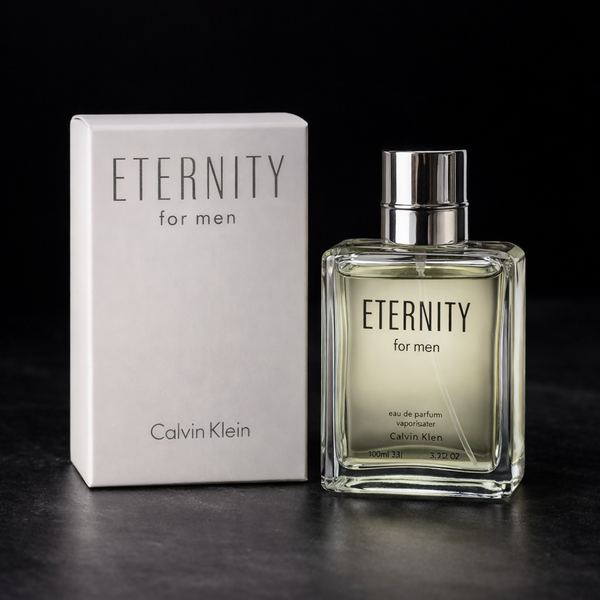Calvin Klein Eternity for Men Eau De Parfum – Luxury Long-Lasting Fresh & Woody Premium Fragrance Spray - 100ml