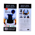 Back Pain Relief Posture Corrector Belt | Adjustable Support for Spine, Shoulder & Lumbar Alignment | XXXL, XXL, XL, Large