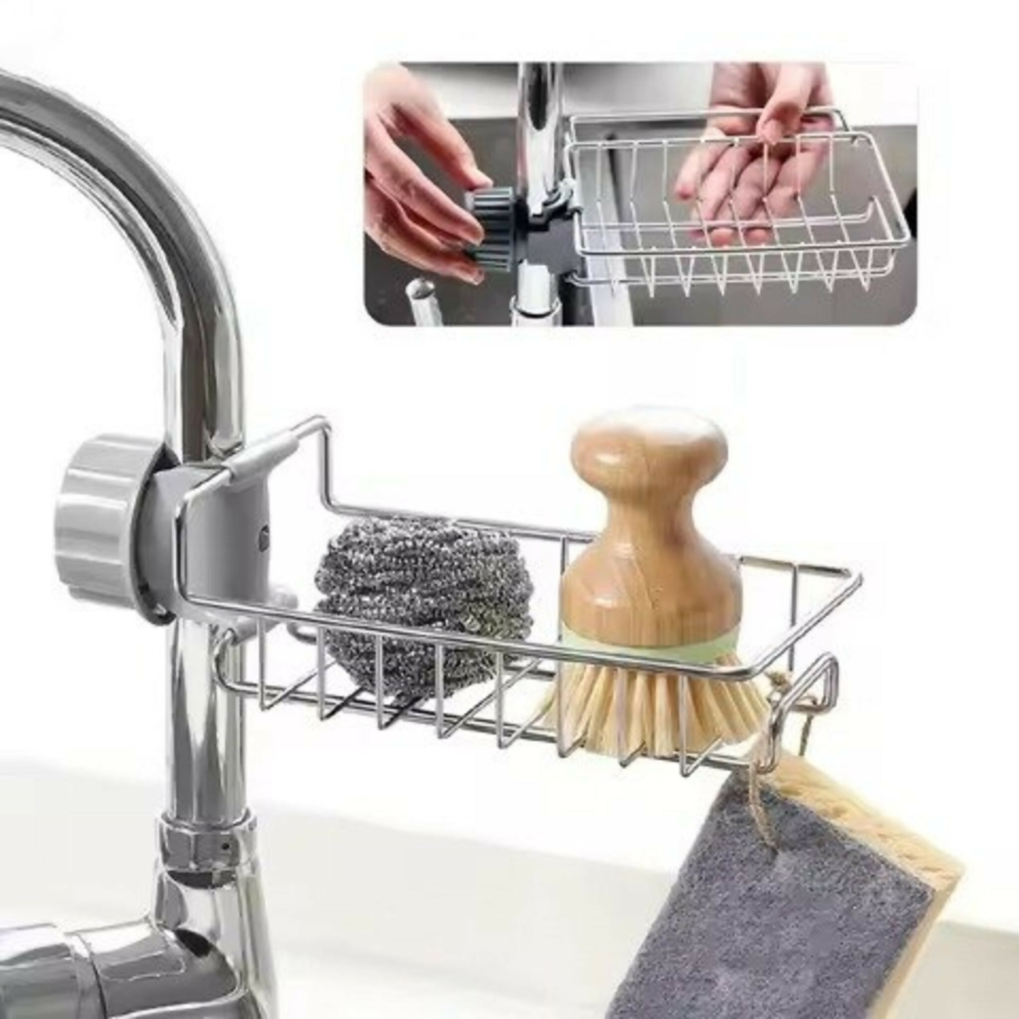Kitchen Faucet Sponge Holder