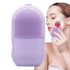 Silicone Cleansing Ice Lattice, Reusable Facial Cooling Massage Tool