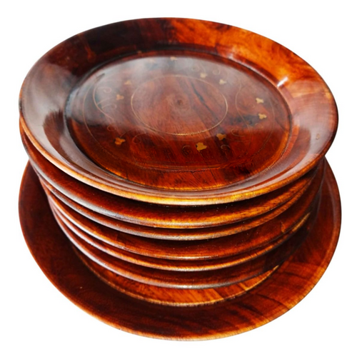 Wooden Plates Set 