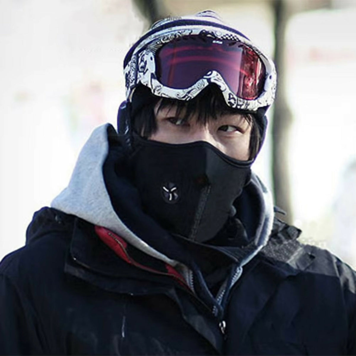 Half Face Bike Mask – Windproof & Dustproof Cycling Face Cover