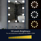 Vanity Mirror Light LED Bulbs For Makeup Mirror Stand 10 Bulbs