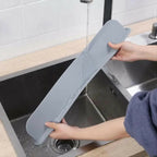 Silicone Sink Splash Guard with Suction Cups | 16 Inch Kitchen Sink Water Splash Guard