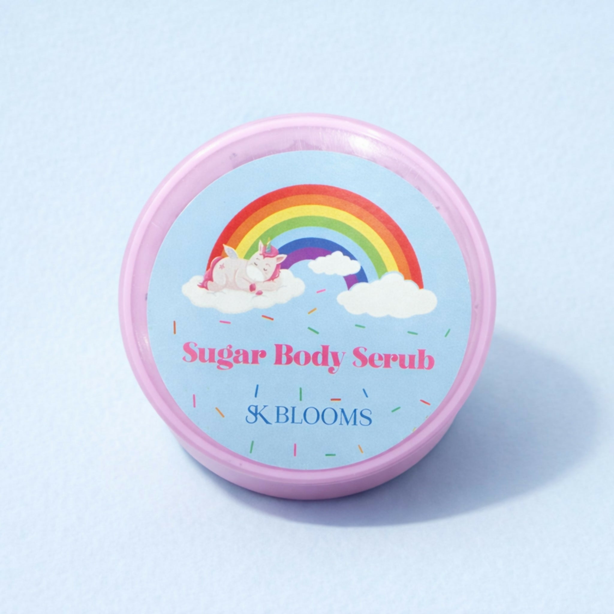 SK BLOOMS Natural Sugar Body Scrub | Gentle Exfoliating & Moisturizing Body Polish for Smooth Skin
