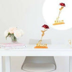 Gift Ramazan Greeting Mother’s Day Gift Flower Gold Dipped Rose