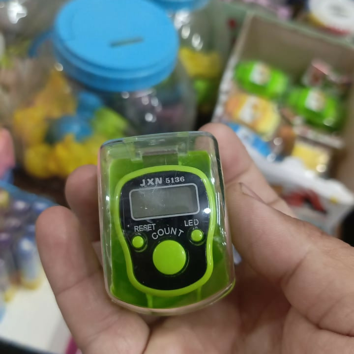 Digital Tasbeeh Light Counter With Hand Ring Finger Tally Electronic Tasbih