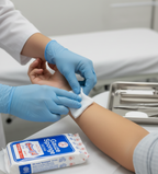 White Lily Gauze Sponges – Pack of 100 Sterile, Soft & Absorbent Medical Sponges for Wound Care, Dressing, Cleaning & First-Aid Use