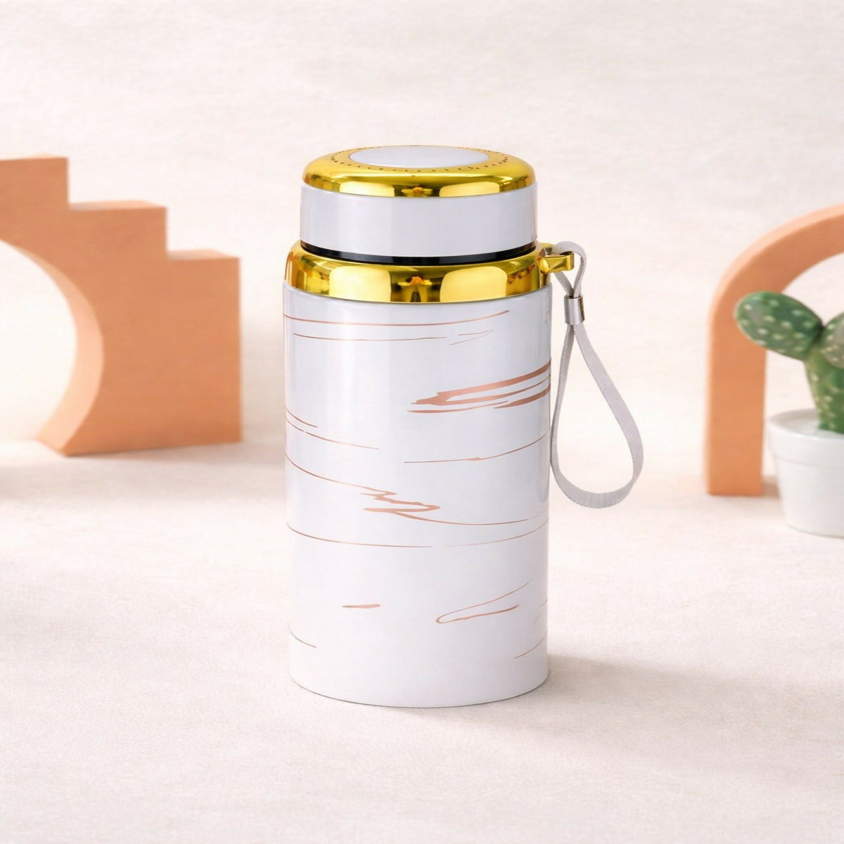 Premium Marble Print Stainless Steel Water Bottle