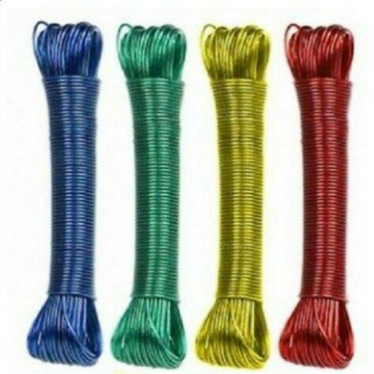 20M PVC Coated Metal Laundry Rope with Tensioner | Strong Outdoor Clothesline Wire