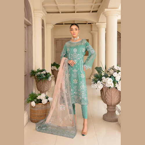 3-Piece Chiffon Ensemble