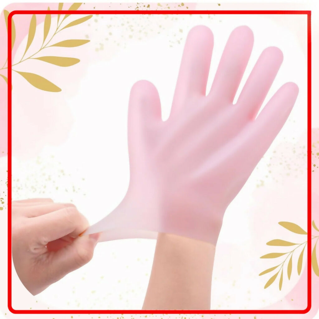 Silicone Moisturizing Gloves Set for Dry Cracked Hands