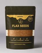 Organic flax seeds _ 100% Natural , Gluten _ free & Non _ GMO superfood