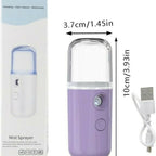 Nano Facial Mist Sprayer, Portable USB Rechargeable & Instant Hydration
