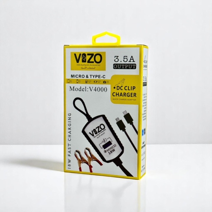 Fast Charging Clip Charger with Built in Cables