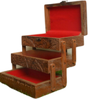 Wooden Jewelry Box Trolly