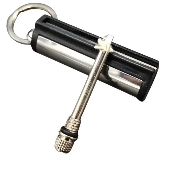Permanent Match Striker Flint Stone Lighter with Keychain | Waterproof Survival Matchstick for Smoking & Outdoor Use